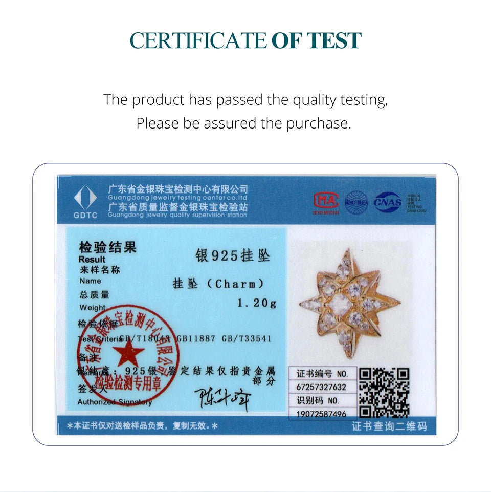 BISAER 925 Sterling Silver Starburst Charm Twinkle Star Bead Plated Gold for Women DIY Bracelet & Necklace Fine Jewelry Gift