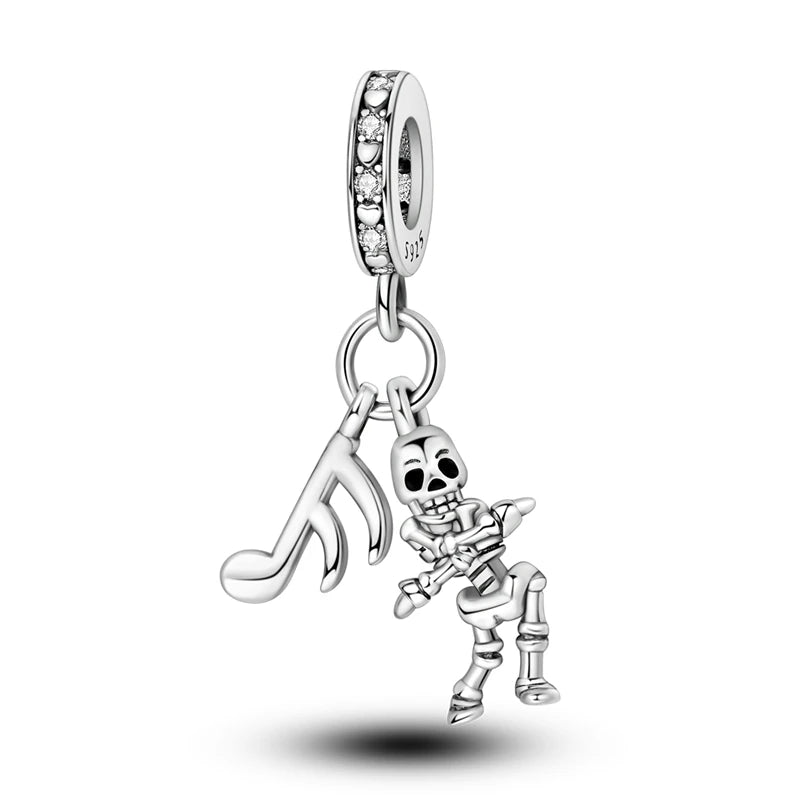 New 925 Sterling Silver Charms Beads Snowman Christmas Halloween Charm Pendent Fit Original Charm Bracelet Women Jewelry Gift - Madeinsea©
