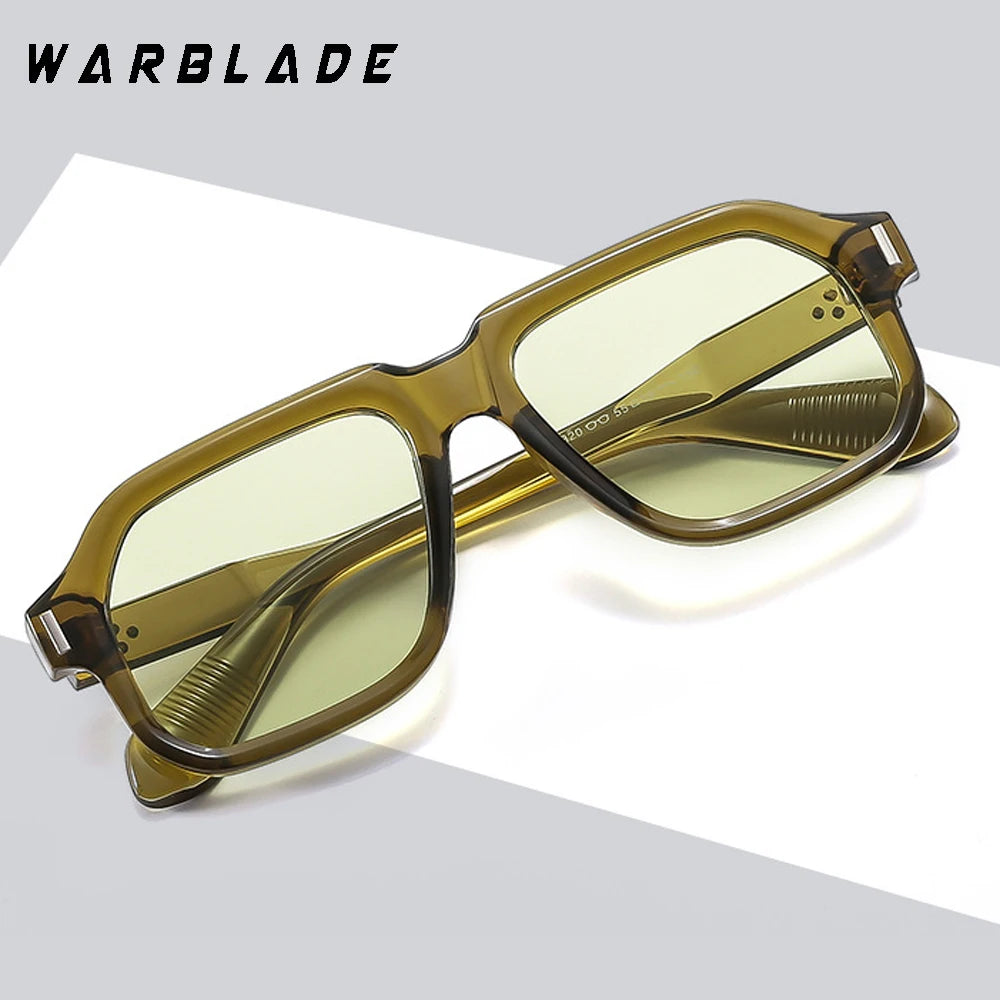 2025 Retro Nieten Quadrat Outdoor Sonnenbrille Frauen Männer Vintage Luxus Marke Design Sonnenbrille Gradienten Shades UV400 Brillen