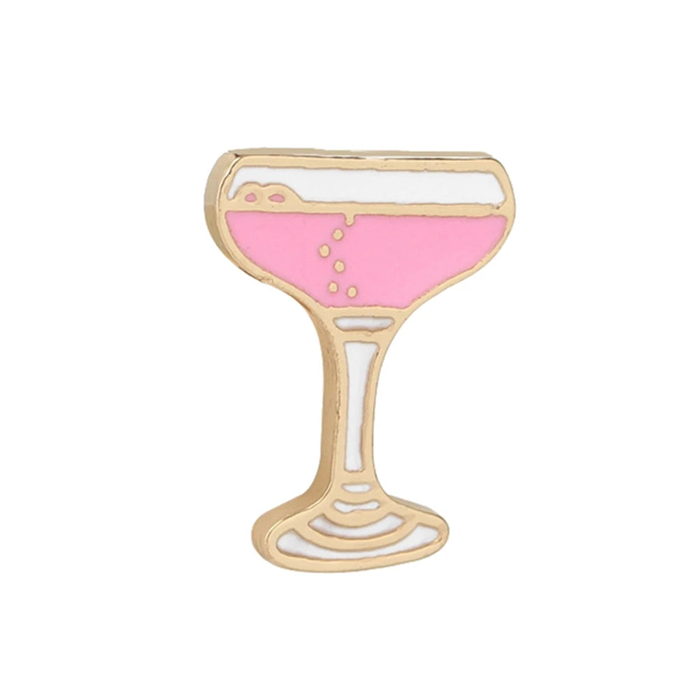 Enjoy Summer Holiday Brooch Cartoon Sea Beach Sunglasses Pins for Friends Drink Cup Ice Cream Tree Enamel Badge Bag Jewelry Gift