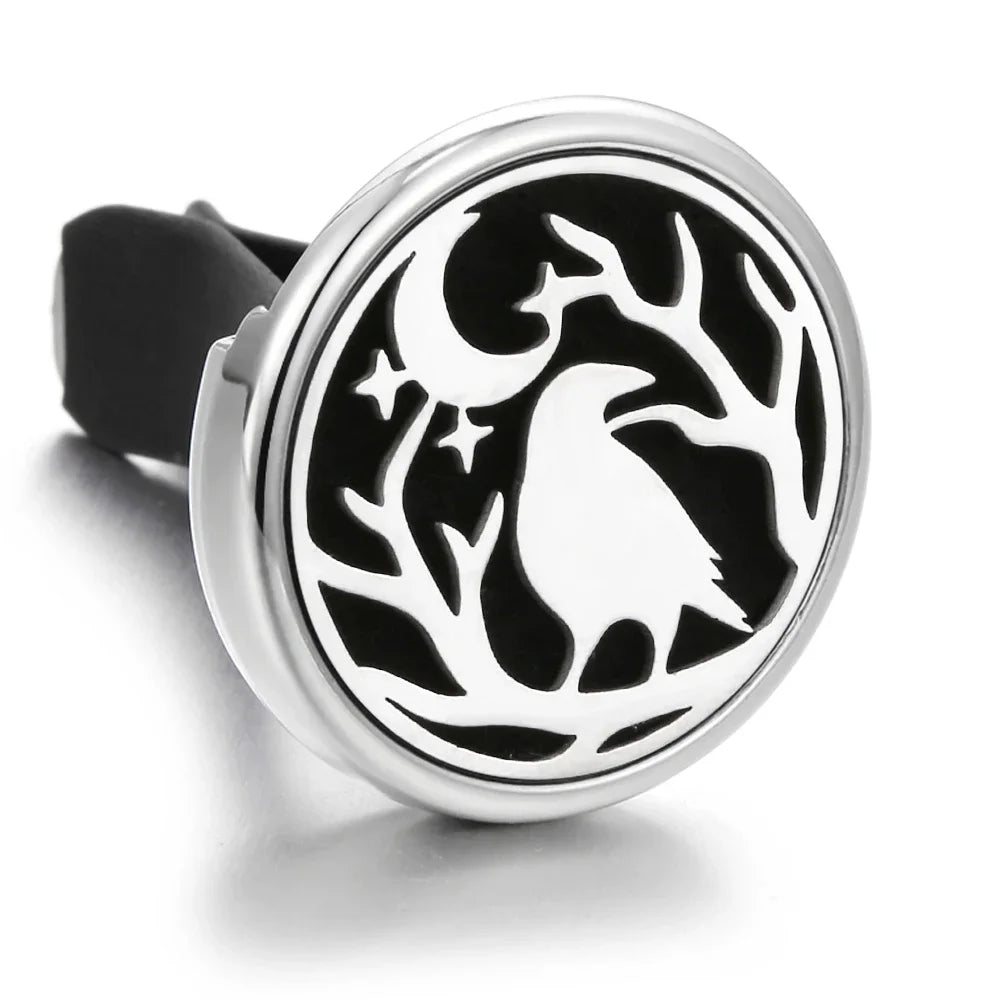 10PCS/LOT Wholesale Car Perfume Diffuser Car Clips Pendants Lockets Perfume Essential Oil Diffuser Aromatherapy Pendant Necklace