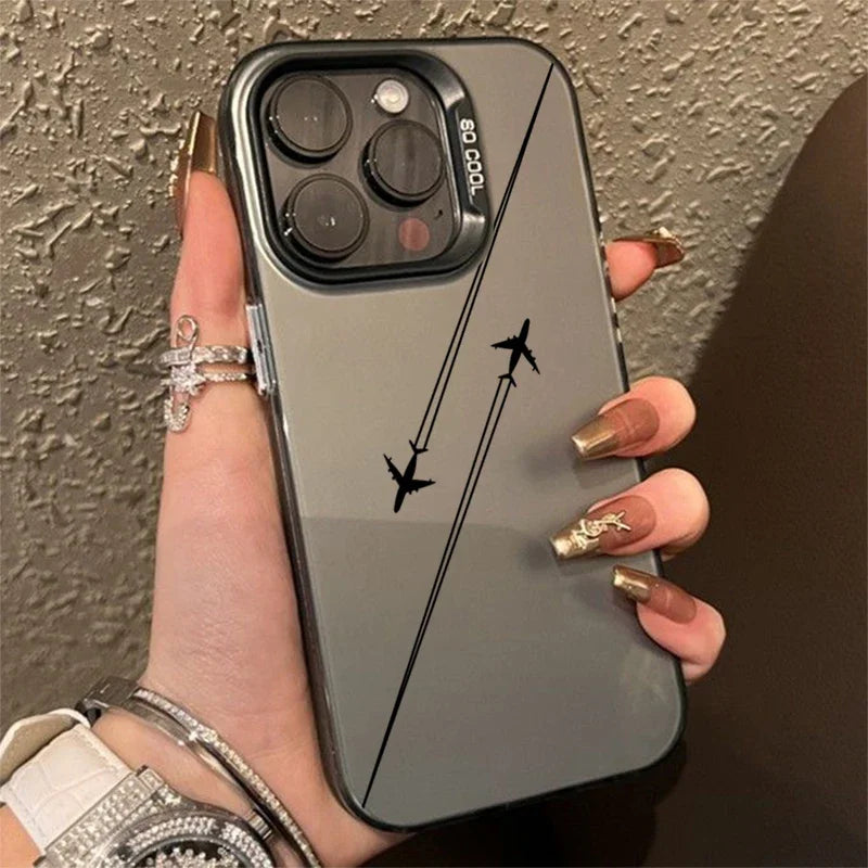 Travel-Inspired Airplane Route Design Phone Case for Xiaomi Redmi 12 4G Redmi Note 13 12 Pro Plus 5G 12S 11S 11 10S 10 Pro Cover