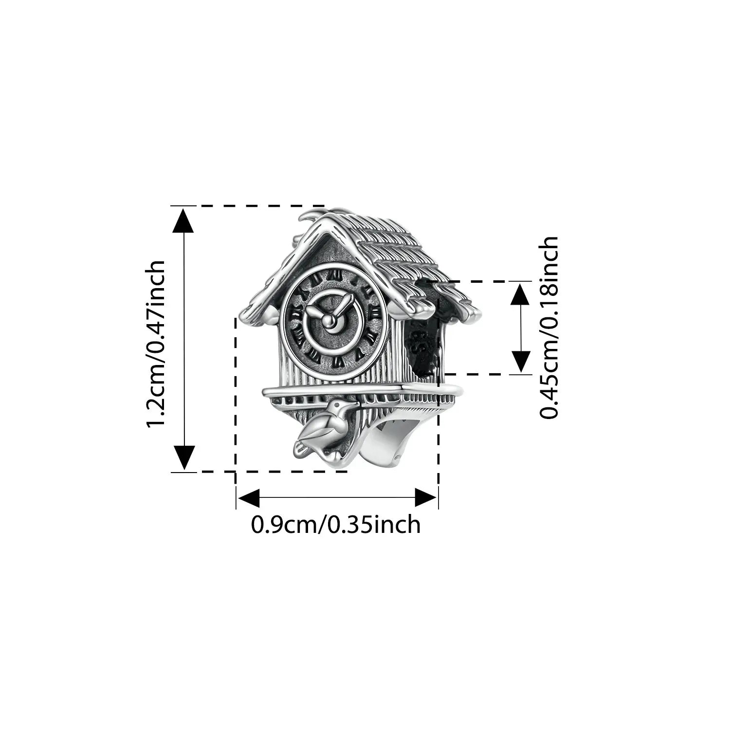 Bamoer 925 Sterling Silver Nativity of Jesus Pendant Faith Guard Charm Peace Beads for Women DIY Bracelet Jewelry Accessories