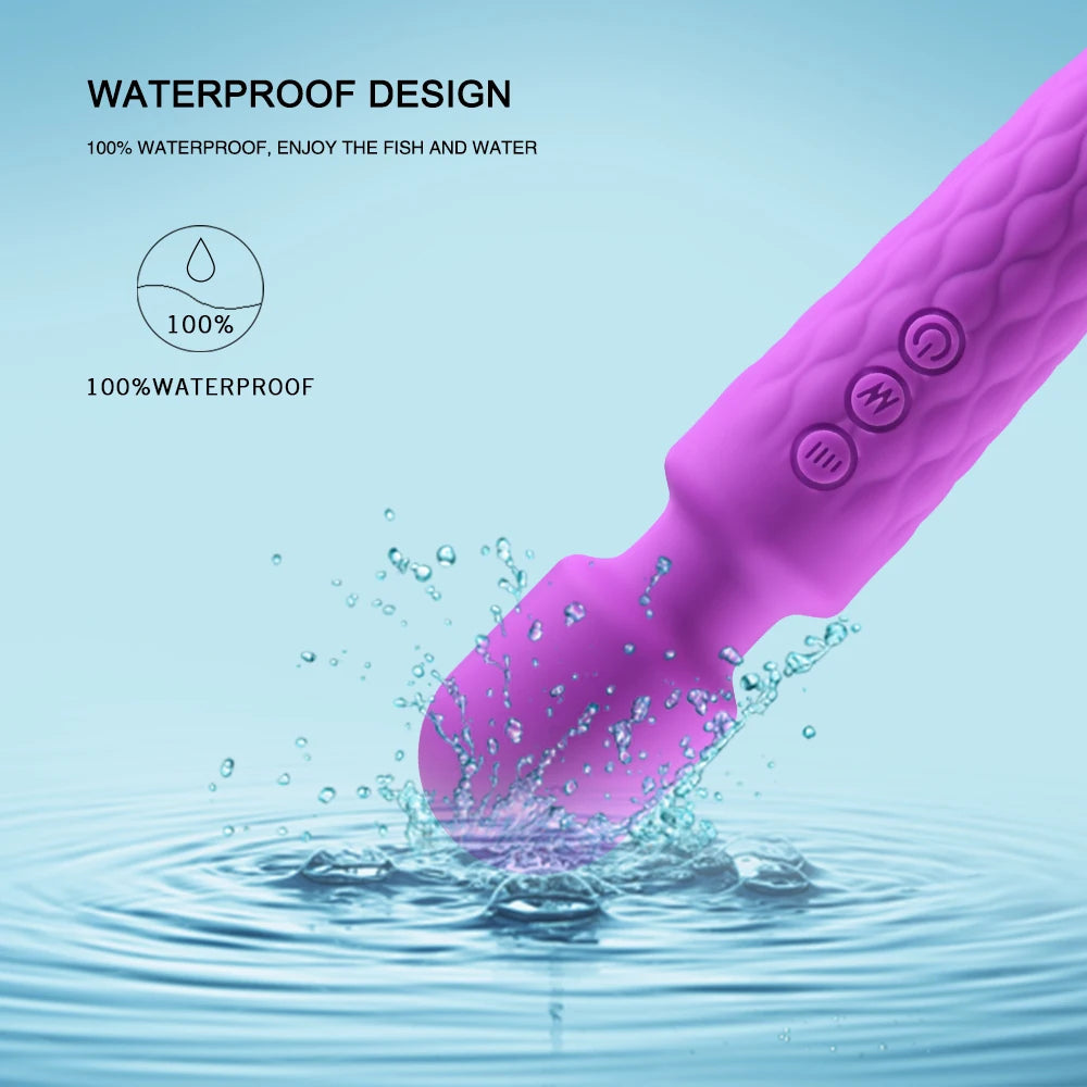 Wireless Dildos AV Vibrator Magic Wand for Women Clitoris Stimulator G Spot Massager Vibrator Female Masturbator Adult Sex Toys - Madeinsea©