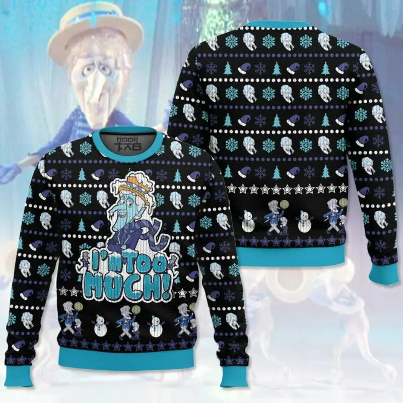 Heat Miser Snow Miser The Year Without Santa Claus Ugly Sweater Funny Christmas Party Wear Novelty Holiday Pullover Xmas Gifts