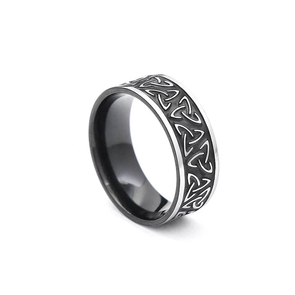 Fashion Simple Mobius Rings For Men Women Punk Hip Hop Stainless Steel Viking Celtics Knot Ring Couple Jewelry Gifts Wholesale