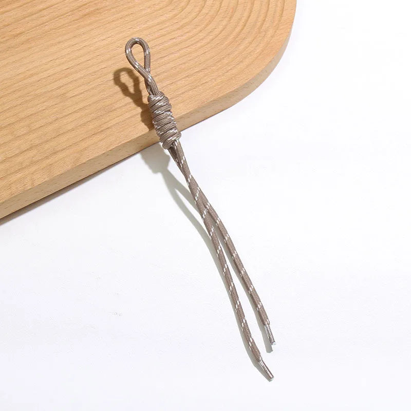 Hot Creative Colorful Braided Lanyard Keychain Bag Pendant Sport Style Bag Charm Ornaments Car Backpack Pendant Accessories Gift