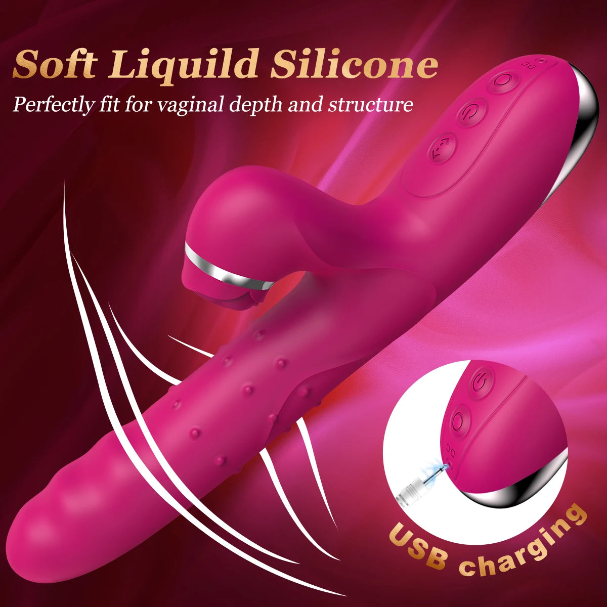 Rotating Heating AV Vibrator for Women G spot Dildos Suction Clitoral Stimulator Female Vaginal Massager Adult Sex Toy for Woman