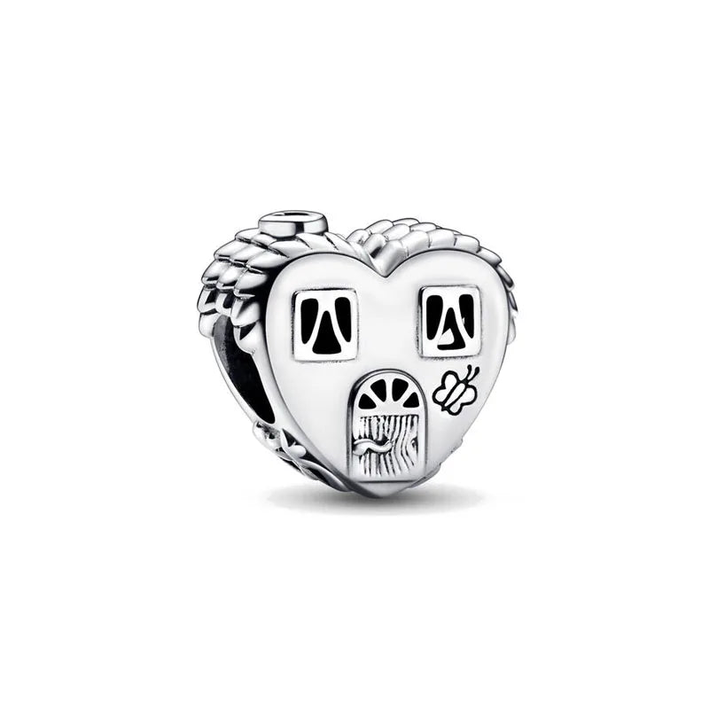 2025 Europe NEW 925 Sterling Silver Family Charm Dangle Pendant Bead Fit Women Original Bracelet Jewelry For Gift Mom Brother