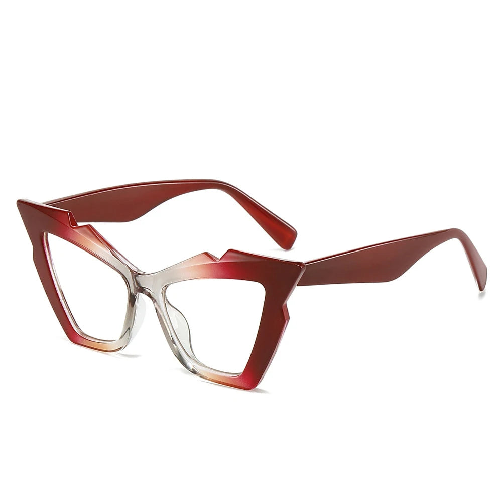 Oversized Cat Eye Sunglasses Women Big Frame New Luxury Brand Fashion Y2K Punk Sun Glasses For Ladies Retro Trendy Eyewear UV400