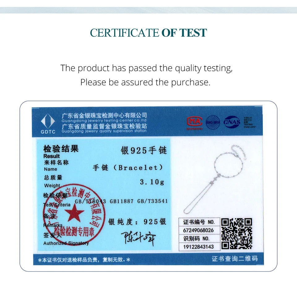 BAMOER 925 Sterling Silver Adjustable Hand Chain Bracelet Four-leaf Clover CZ Finger Ring Link Chain Women Summer Body Jewelry