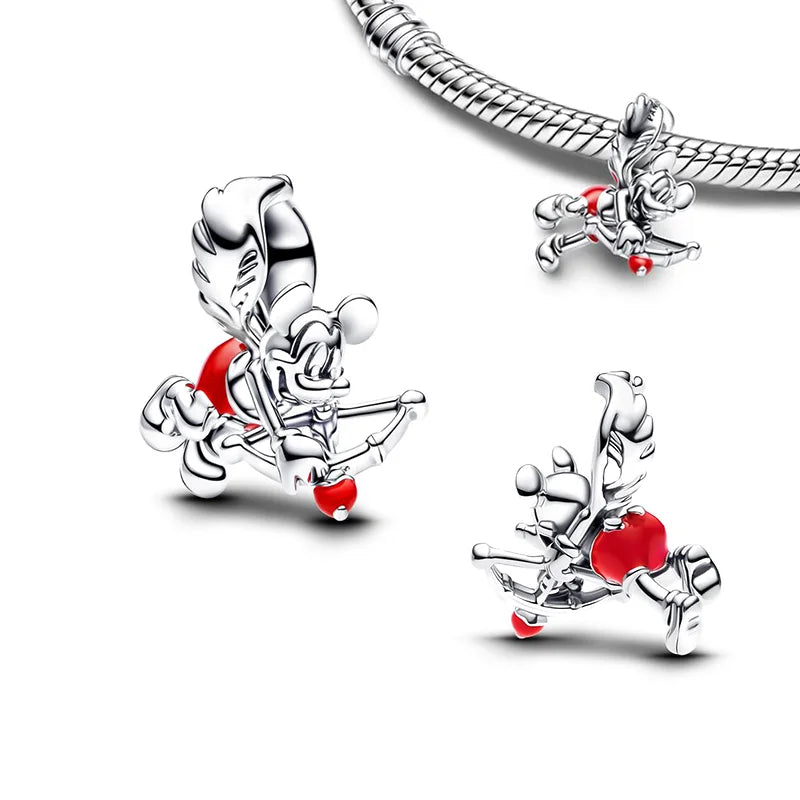 NEW in Charm Disney Cheshire Cat Charm beads Suitable for Original Women Stitch Bracelet Necklace Pendant Jewelry Holiday gifts