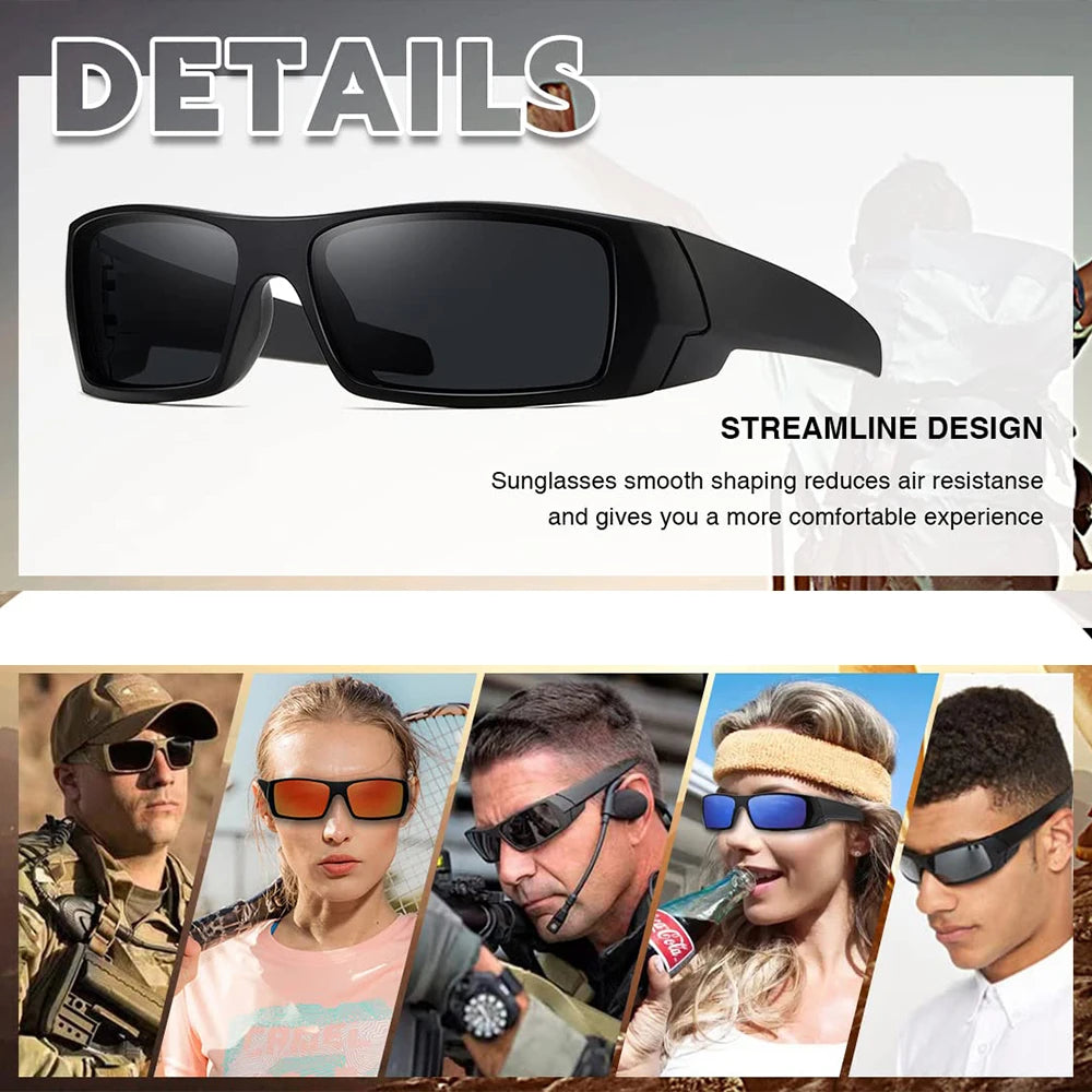 Polarisierende Herren-Sonnenbrille, modische Designer-Sonnenbrille für Herren, UV-Schutz 400