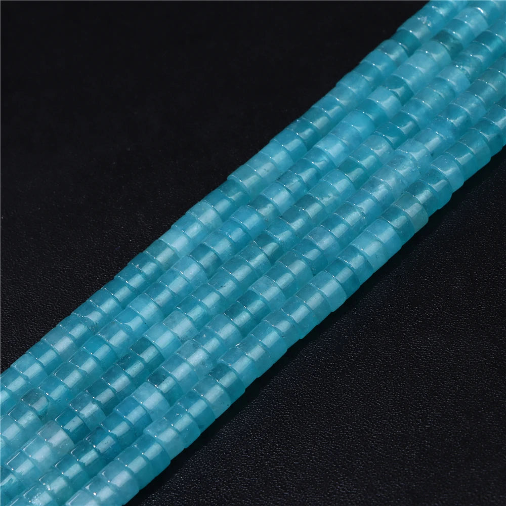 6x3mm Natural Flat Round Stone Beads Turquoises Labradorite Jaspers Spacer Loose Heishi Bead For Jewelry Making DIY Accessories