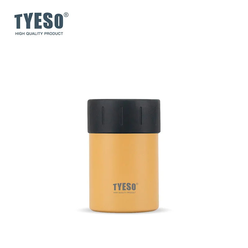 TYESO Stainless Steel Beer Can Holder12/18oz Keep Warm and Cold Vacuum Portable Sweat-Proof Anti Slip Design Accessoires Thermos