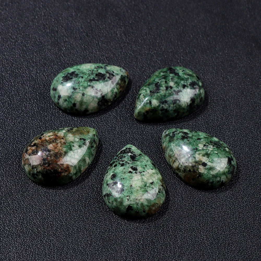 18X25MM Multi-color Natural Stone Cabochon Water Drop Shape Agat Quartz Opal Cabochons Stone For Jewelry Making DIY Accessories