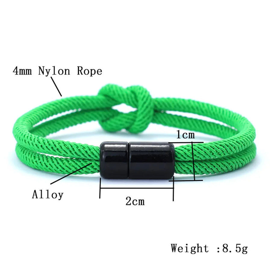 8 Styles Men Bracelet Set 2Pcs/Pair Grade A 4mm Bicolor Lucky Chinese Knot Cord Chain Braclet Pulseria Hombre Ukrainian Braslet