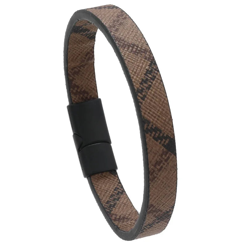 Trendy Leather Bracelets Men Stainless Steel Multilayer Braided Rope Bracelets For Male Bracelets Jewelry Pulsera Hombre - Madeinsea©