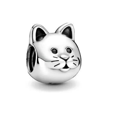 NEW 925 Sterling Silver Charm Fit Original Bracelet Accessories Women Jewelry All kinds Of Cute Animals Series Duck Lion