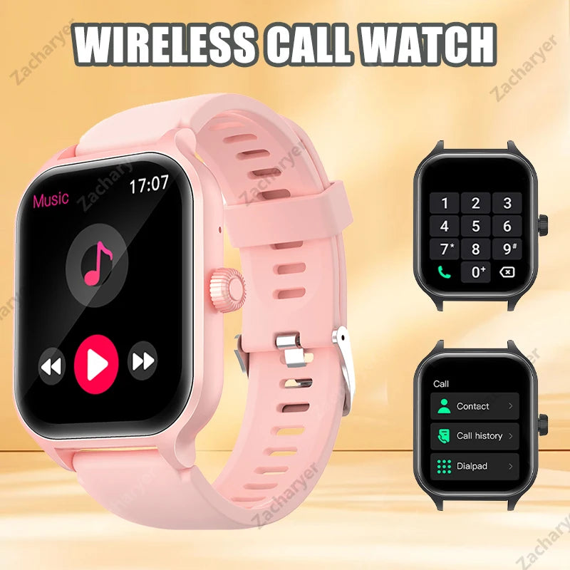 HOT With wireless call function, compatible with Android and iPhone, sports watch, application control, SMS reminder