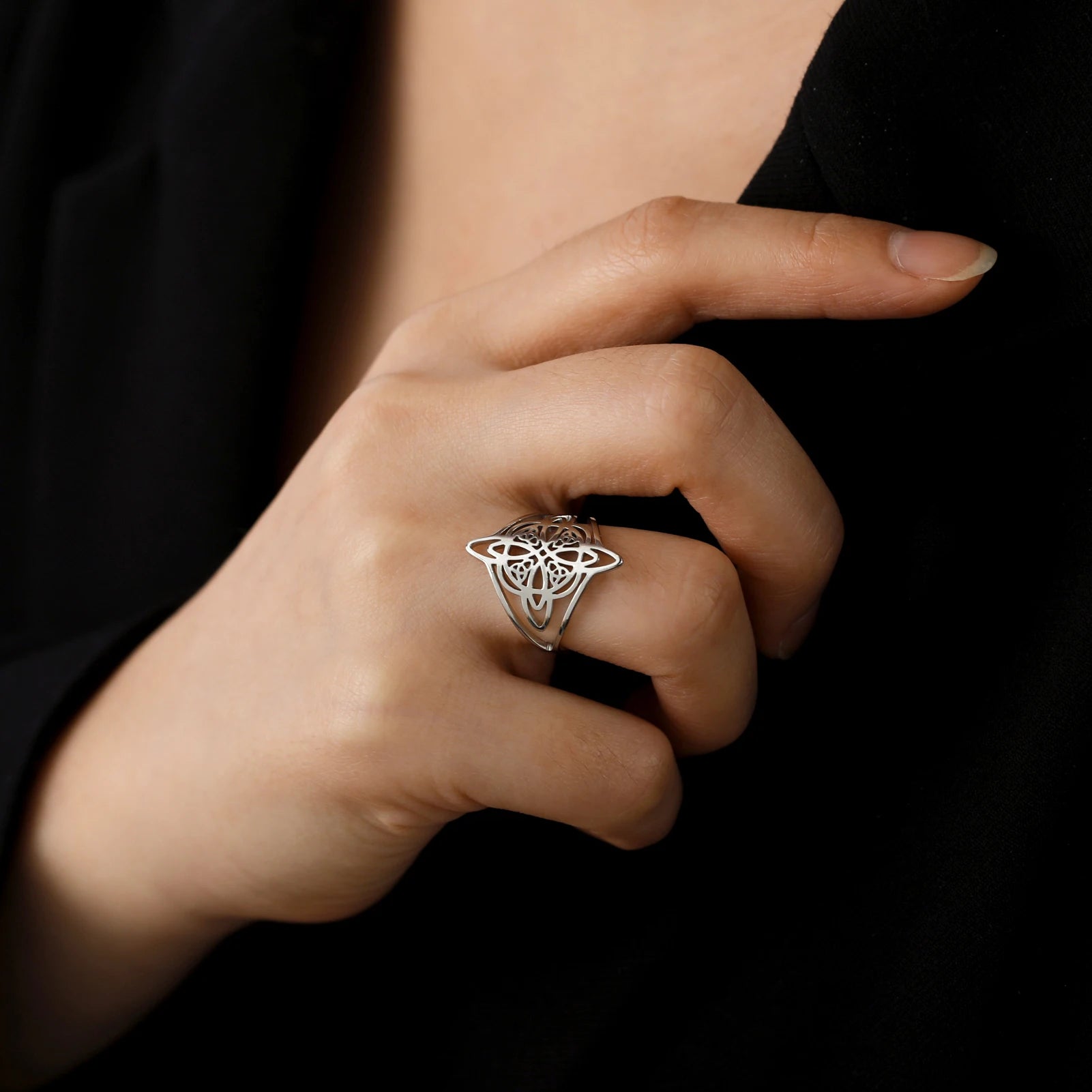 Witch Knot Stainless Steel Ring - Madeinsea©