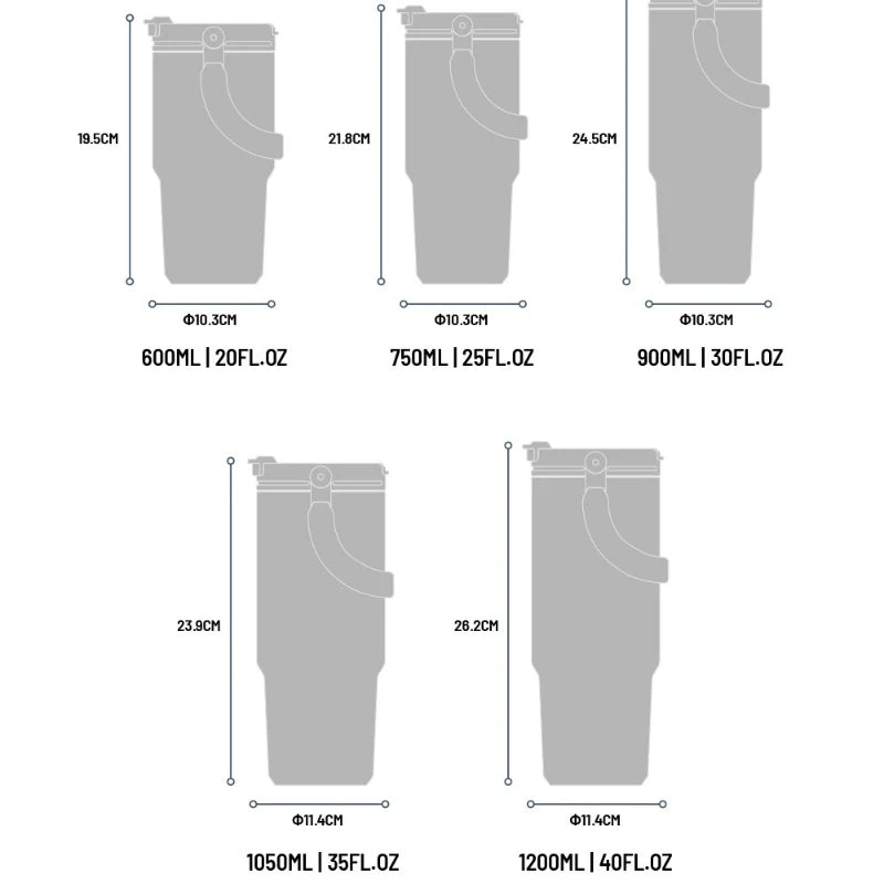 Tyeso Stainless Steel Coffee Cup Cold And Hot Double-layer Insulated Cup Tumbler Thermo Water Bottle Car Travel Mug Vacuum Cup