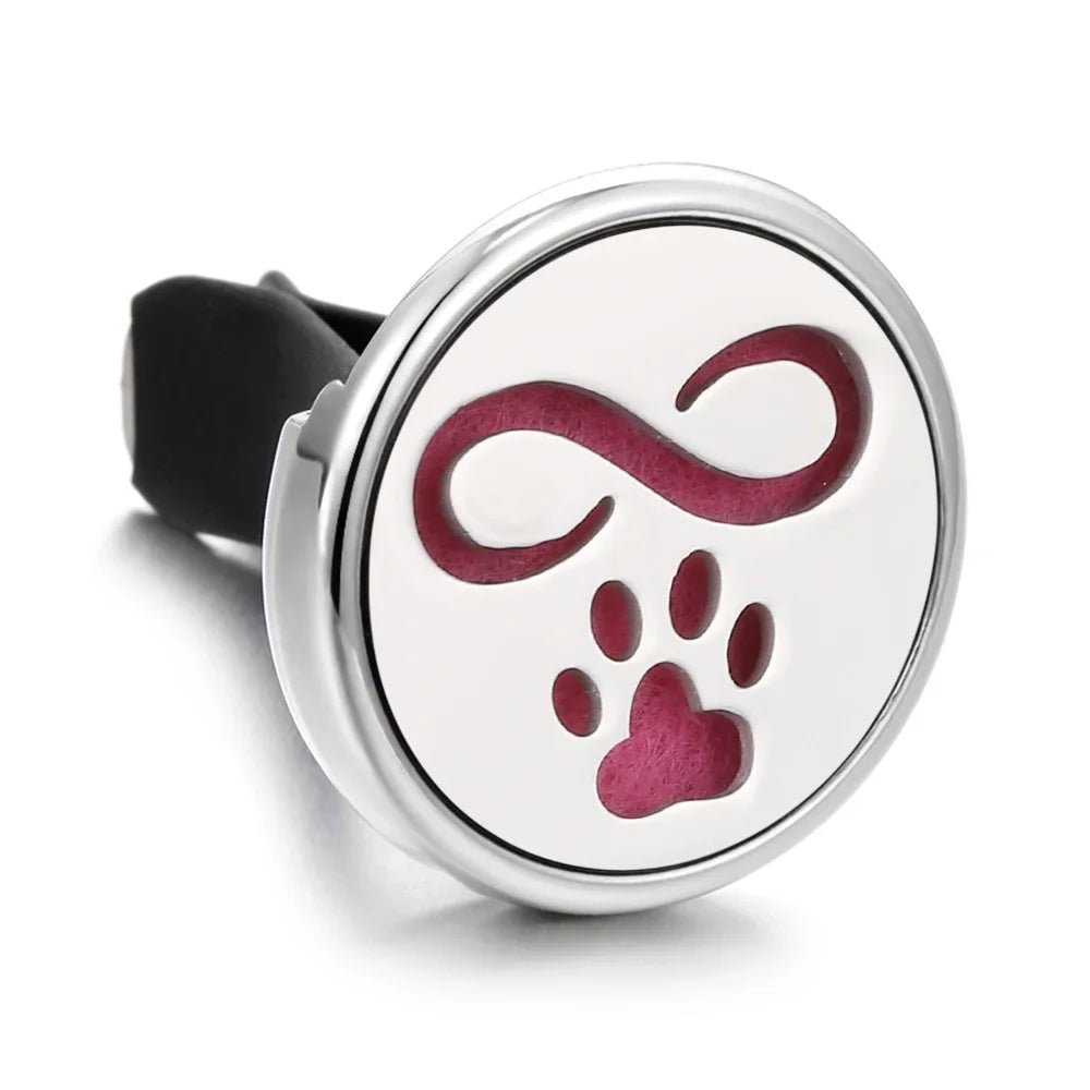 10PCS/LOT Wholesale Car Perfume Diffuser Car Clips Pendants Lockets Perfume Essential Oil Diffuser Aromatherapy Pendant Necklace