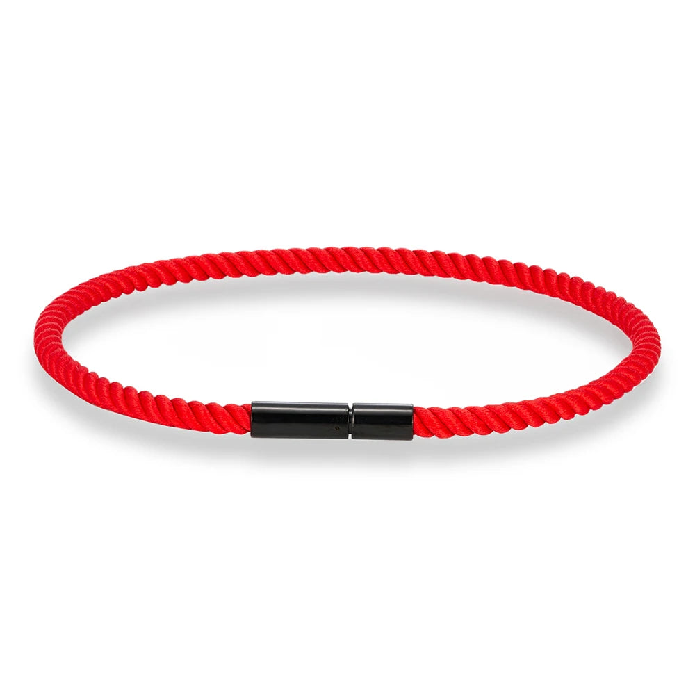 MKENDN Minimalist Luck Red Thread Bracelet Men Women Grade A Fabric 3mm Thin String Braclet Wedding Gift Friendship Braslet Puls