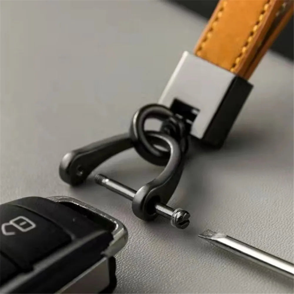 MKENDN Fashion Solid Color Flip Fur Keychain Lanyard Business Gift Key Chain Men Women Car Key Strap Waist Wallet Keyrings