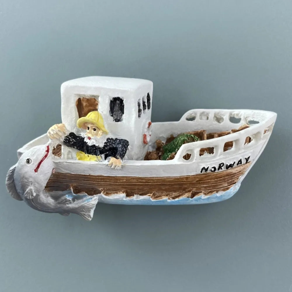 Europe Norway 3D Fridge Magnets Tourism Souvenir Refrigerator Magnets Sticker Collection Handicraft Decoration Articles