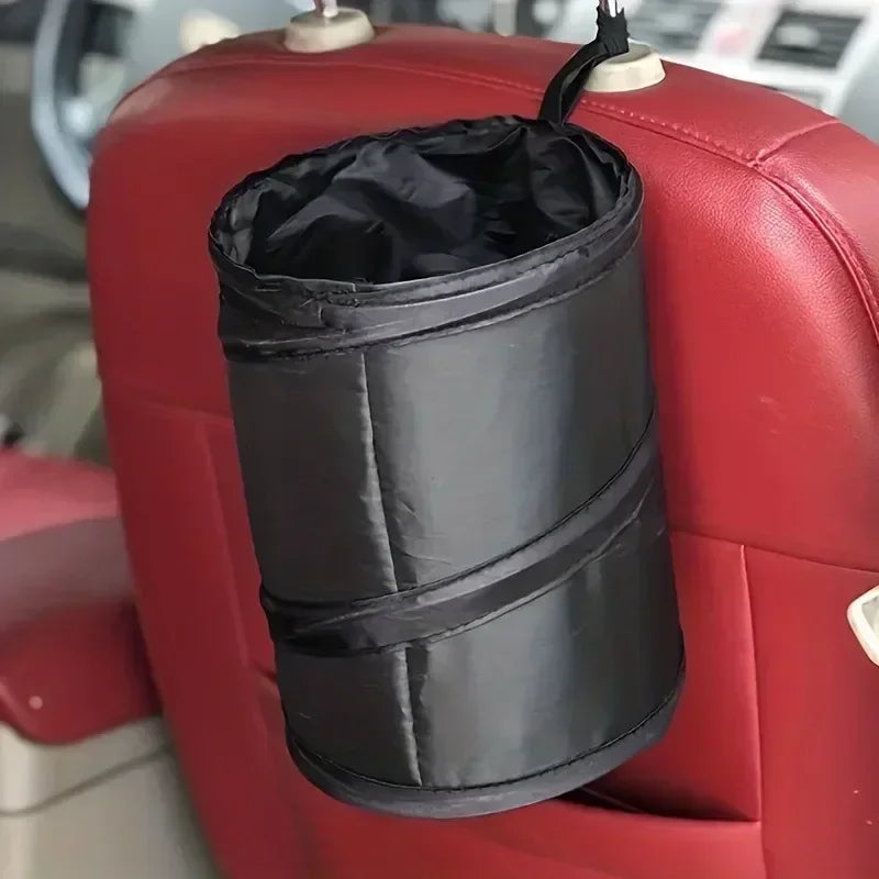 Foldable Car Trash Can Portable Hanging Up Trash Bag for Car Storage Box Auto Interior Accessories