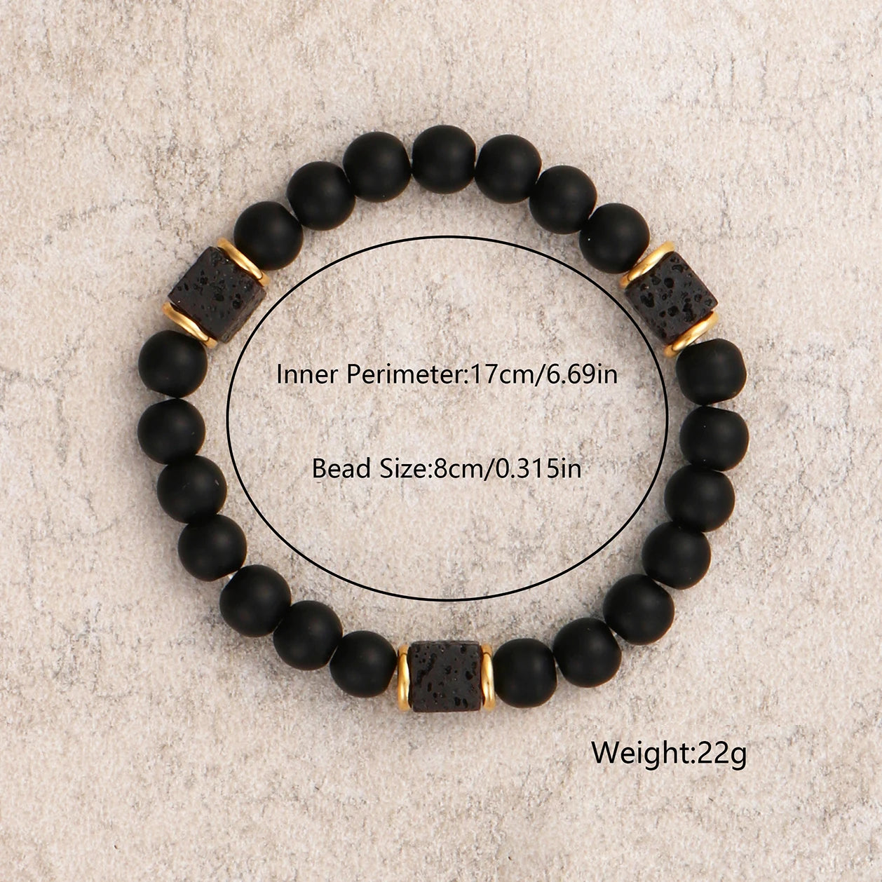 1PC Vintage Male Tribal Coconut Shell Wooden Beaded Bracelet for Men Lava Stone Bracelet Man Jewelry Gift for Him