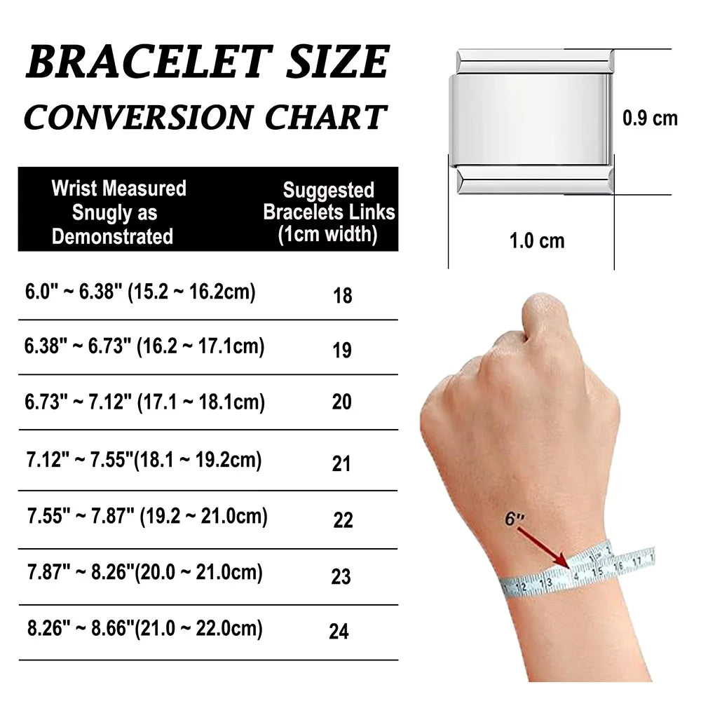 URING Women Men Charms Beads Trendy Baby Hamburger Heart Angel Wings Stainless Steel Italian Jewelry Link Making DIY Bracelets