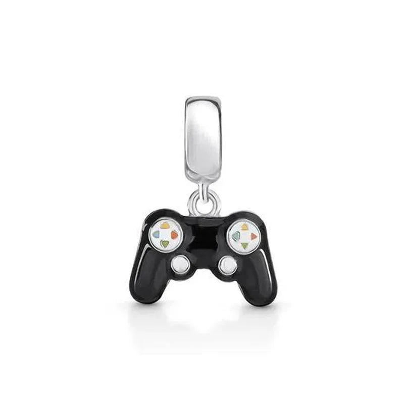 New European Style 925 Silver Black, Bagua, Watch Computer, Camera, Cat, Bead Pendant, Original Bracelet DIY Women's Jewelry