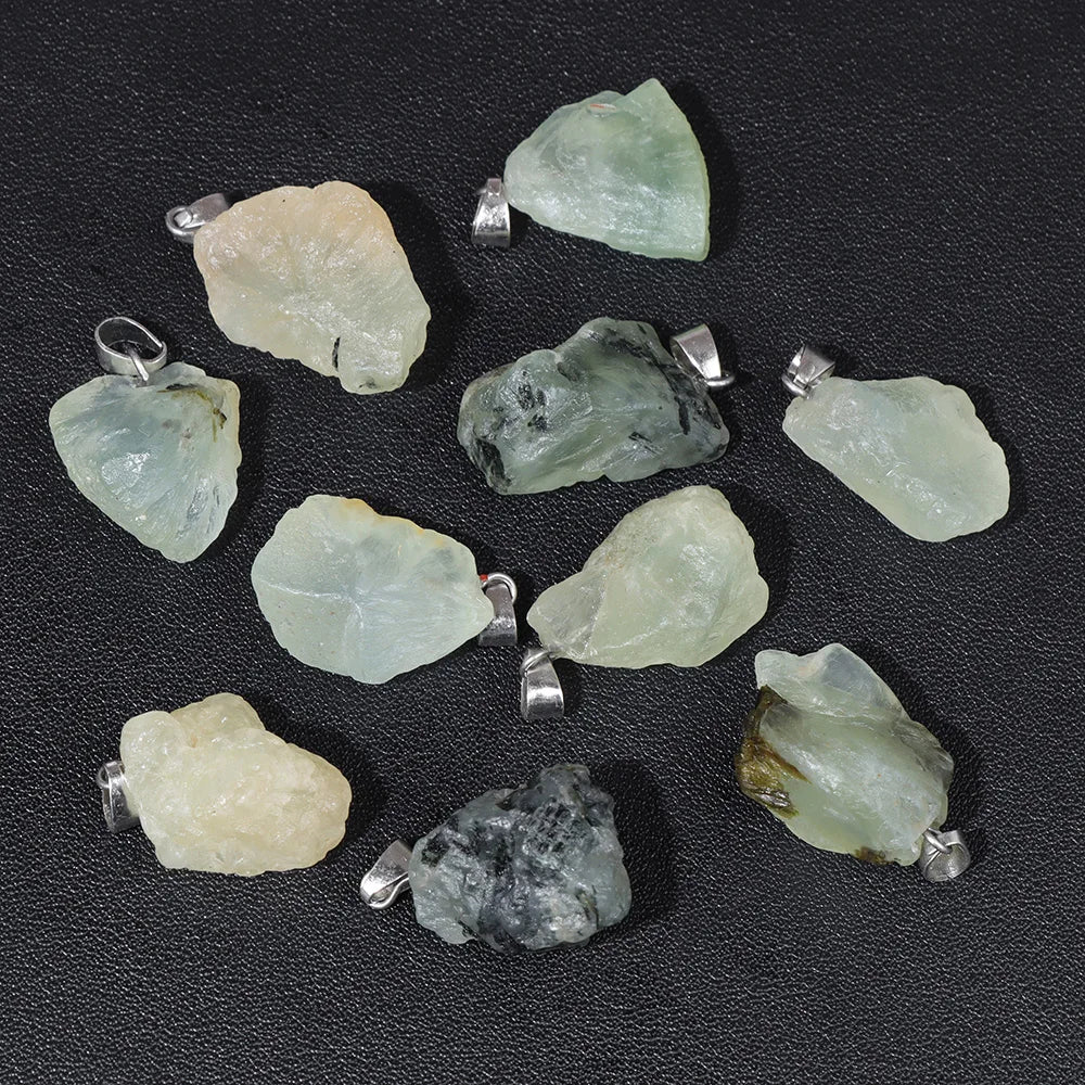 5pcs/lot Natural Stone Pendant Irregular Rough Quartz Crystal Energy Charms For Jewery Making Earrings Necklace DIY Accessories