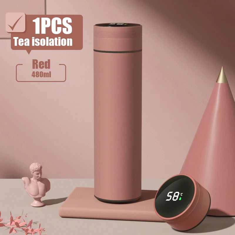 Outdoor Smart Thermos Cup 304 Stainless Steel Smart Temperature Display Waterproof Double-wall Vacuum Thermos Cup - Madeinsea©