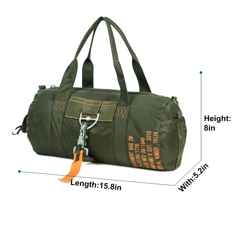Sac de sport tactique LQARMY en nylon 1000D, idéal pour les voyages et le camping. Sac bandoulière tactique.