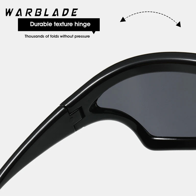 Fashion Oversized Cat Eye Sunglasses Men Women Y2K Punk 2025 New Luxury Brand Irregular Outdoor Sports Cycling Sun Glasses UV400