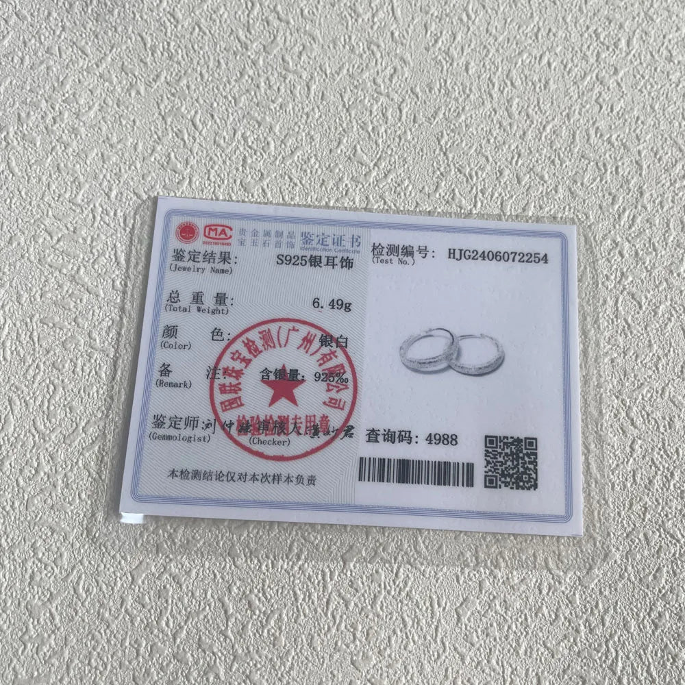 925 Sterling Silver Vintage Shinning Earrings For Women Trendy Earring Jewelry Prevent Allergy Party Accessories Gift