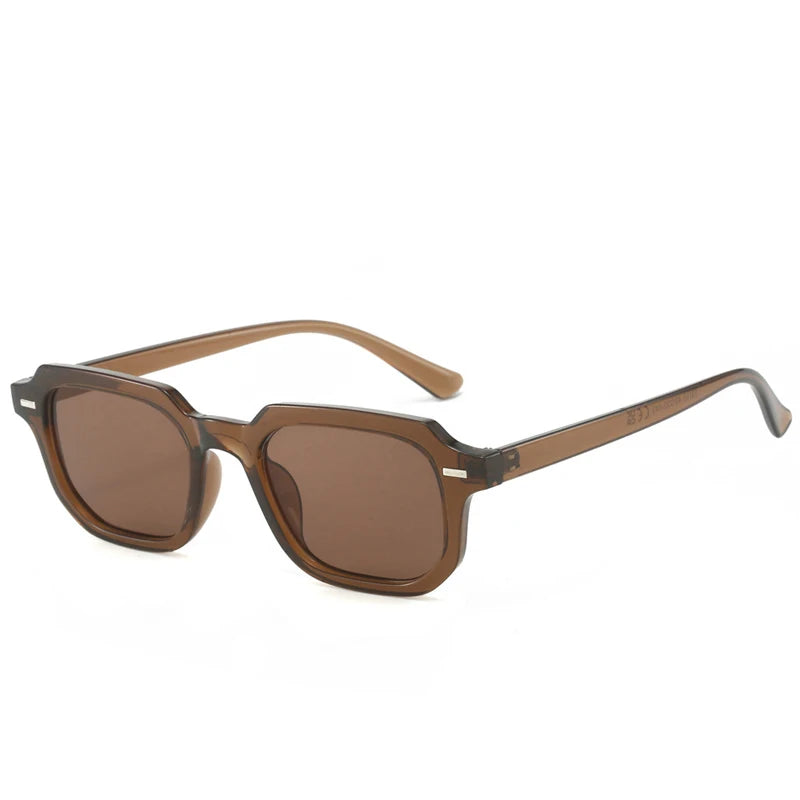 Luxus Marke Design Fashion Square Sonnenbrille Frauen Retro Nieten Dekoration Gradienten Shades UV400 Männer Leopard Blau Sonnenbrille