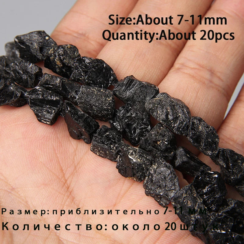 7.5" Natural Irregular Rough Stone Beads Raw Rock Lapis Quartzs Nuggets For Jewelry Making DIY Earrings Bracelet Supply 7-30mm
