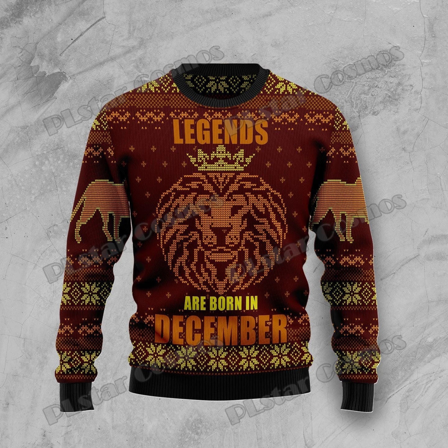 PLstar Cosmos Meowy Christmas 3D Printed Fashion Men's Ugly Christmas Sweater Winter Unisex Casual Knit Pullover Sweater MYY40