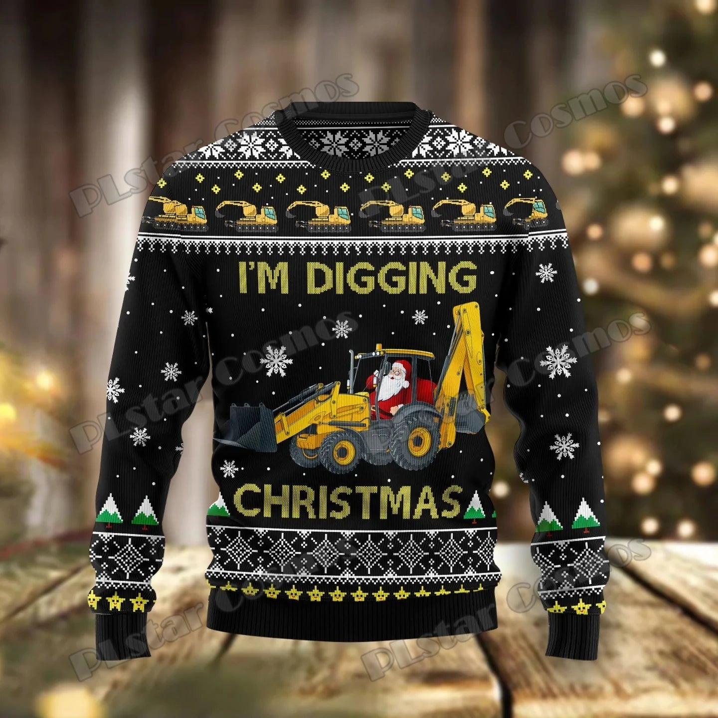 PLstar Cosmos Meowy Christmas 3D Printed Fashion Men's Ugly Christmas Sweater Winter Unisex Casual Knit Pullover Sweater MYY40