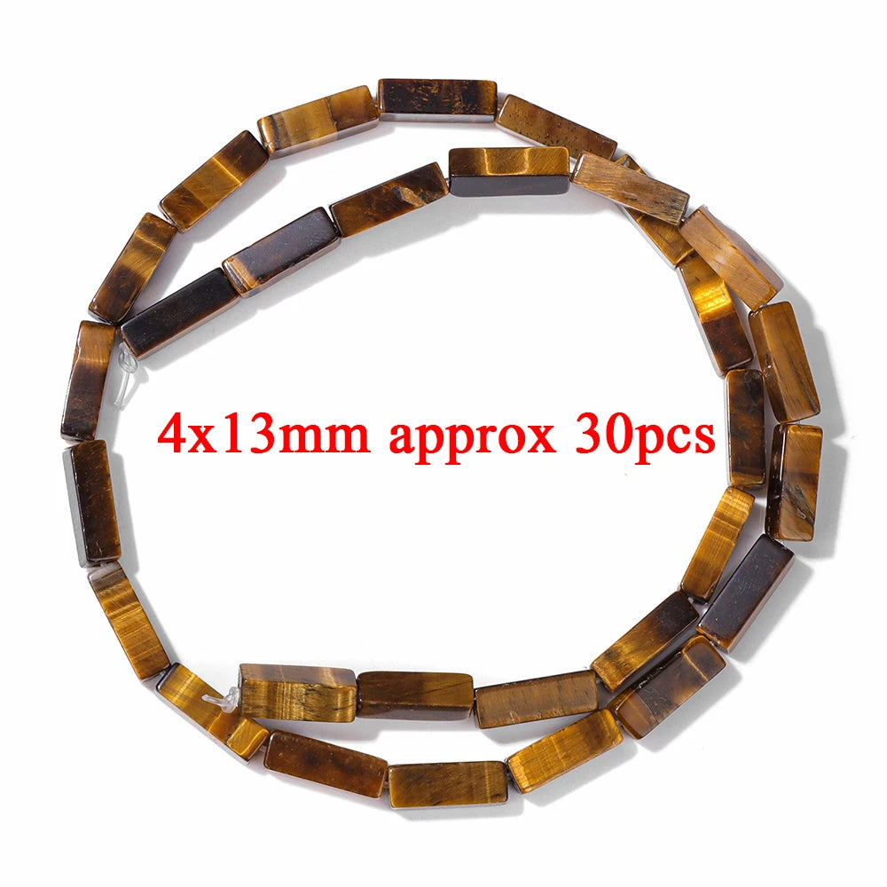 High Quality Yellow Tiger Eye Stone Beads Natural Round Heart Rondelle Cube Irregular Loose Spacer Bead For Jewelry Making DIY