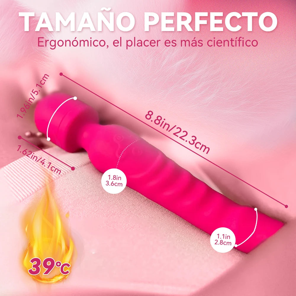 Powerful AV Magic Wand Dildo Vibrator for Women Clitoris Stimulator Erotic Toys G Spot Vagina Massager Adult Sex Toys for Female - Madeinsea©