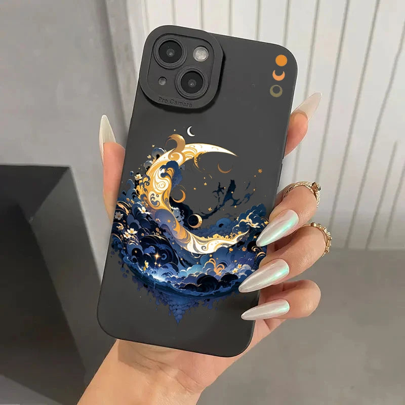 Colorful Braided Planet Hand-Painted Case for Xiaomi Mi 11 Lite 5G 14 13T 13 12T 12 Poco F6 F5 X6 X5 X3 M6 Pro Shockproof Cover
