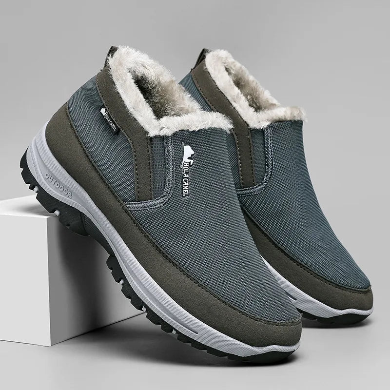 Men's Casual Shoes Classic Loafers Anti-slip Soft Sole Comfortable Men's Leather Sneakers Non-slip Retro Driving Shoes Plus Size