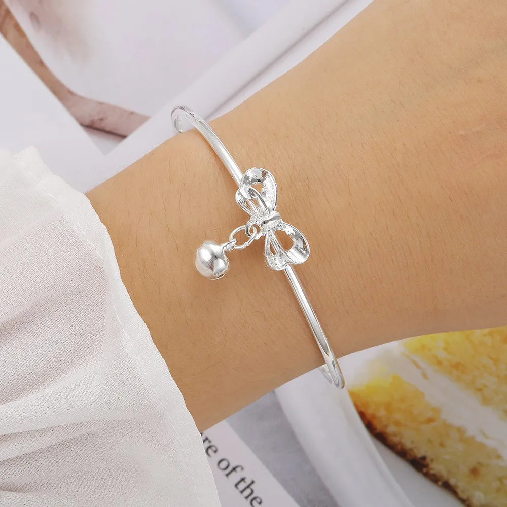Y2K Zircon Ins Bracelets for Women Korean Fashion Sweet Girls Sparkling Hollow Heart Delicate Chain Bracelet Party Jewelry Gifts