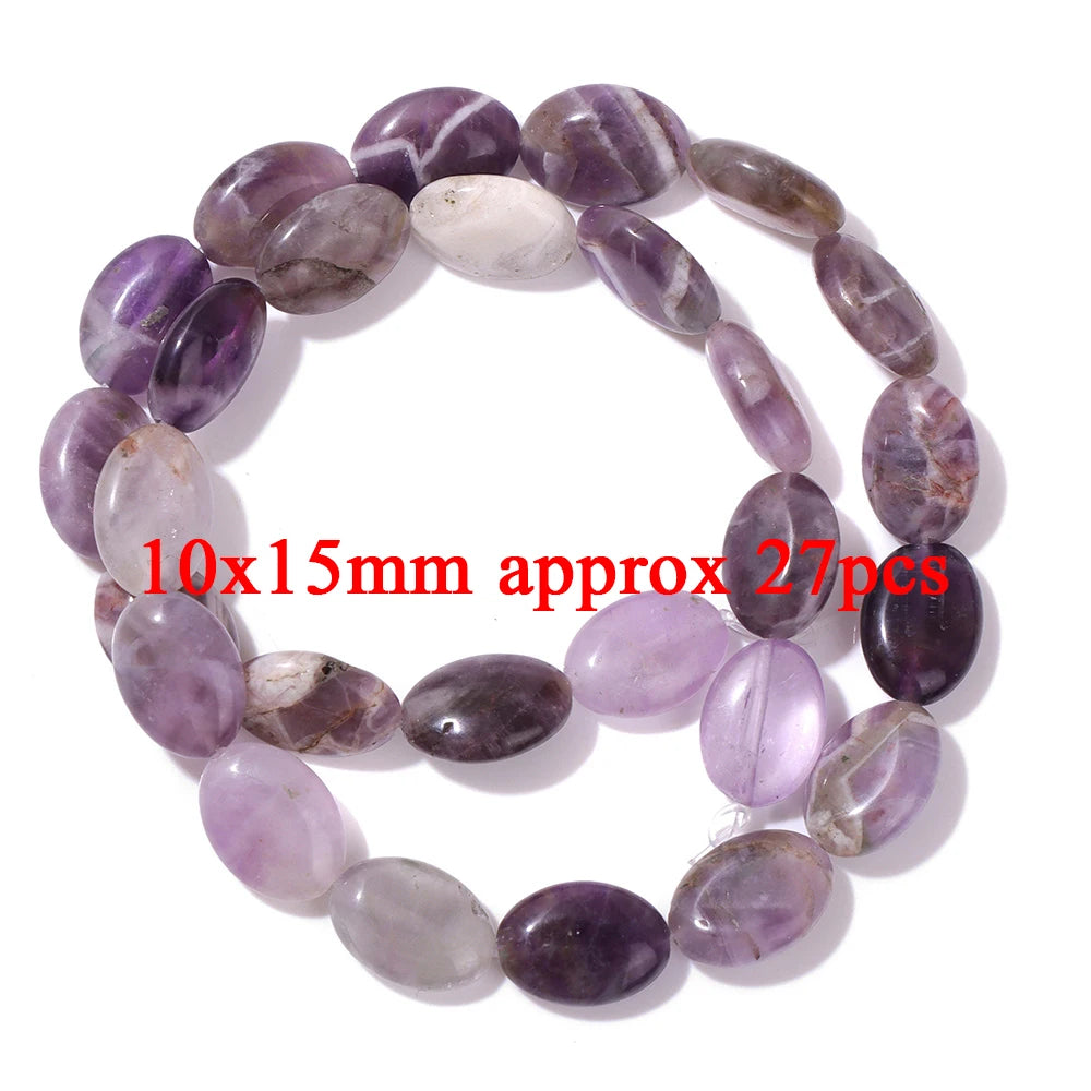 Natural Amethyst Quartz Stone Beads Faceted Round Rondelle Cube Loose Spacer Gem Bead For Jewelry Making Necklace Bracelet DIY