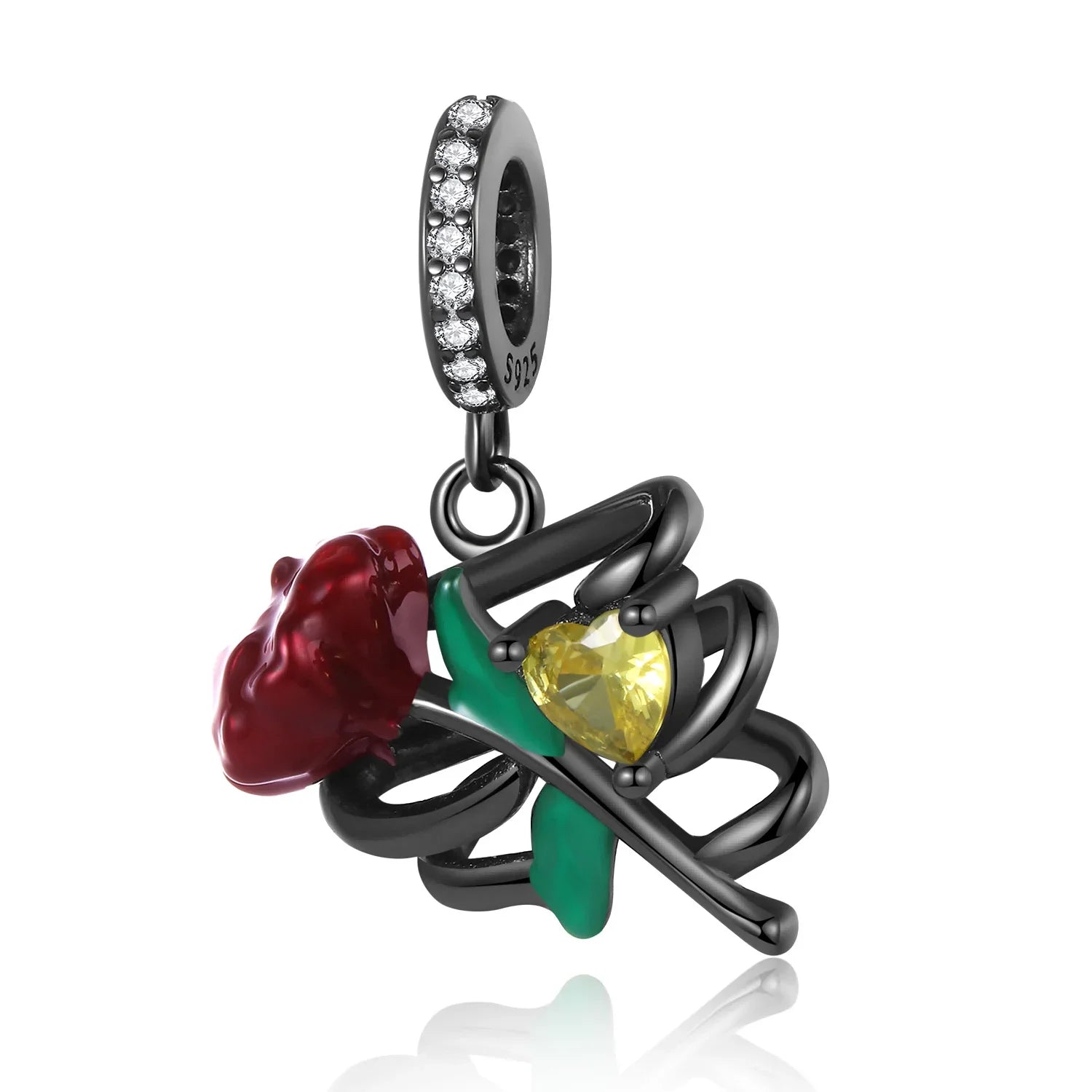 Halloween Charms 925 Sterling Silver Black Skull Bat Pumpkin Pendant Fit Original Bracelet Charm Beads Necklace DIY Fine Jewelry